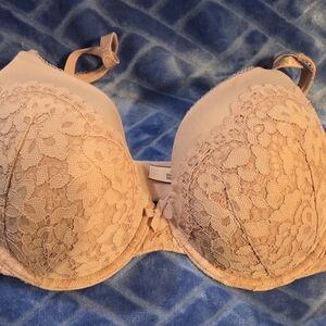Victoria's Secret Lace Push-Up Bra in Tan